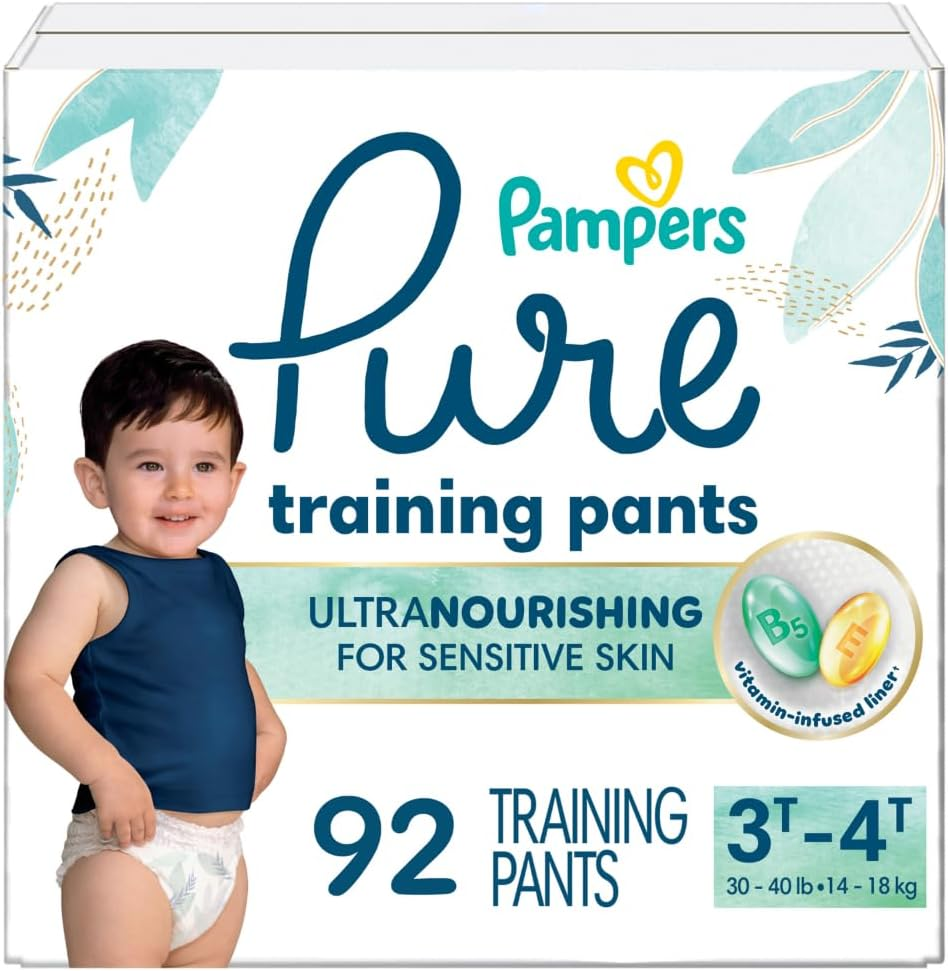 Pampers Pure Protection Training Underwear, Baby Shark, Size 5 3T-4T, 92 Count image number 2