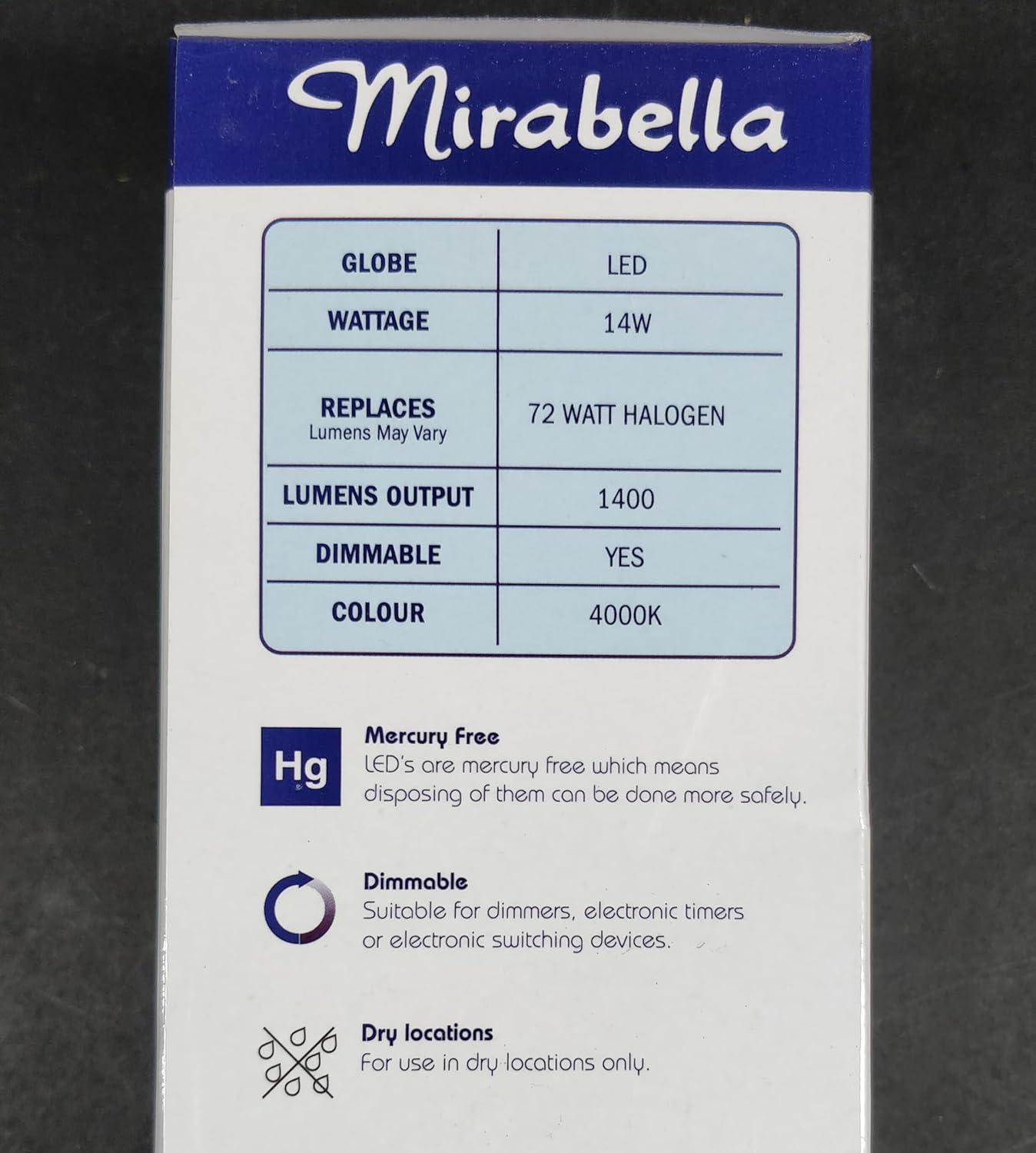 12 X 14W Dimmable LED Light Globes Bulbs Lamps Cool White E27 Screw - 1400Lm image number 2