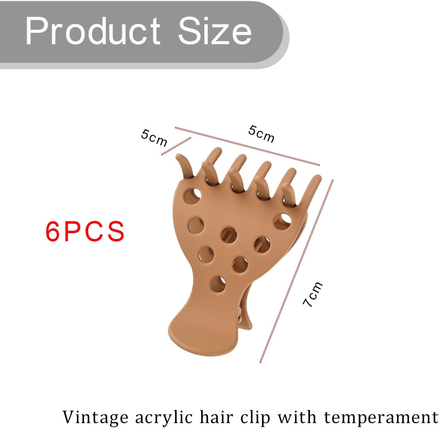 Pack of 6 Hair Clips Volume Clips Hair Volume Clips Hair Clips for Lifting Hair Roots for Fluffy 2025 New Model image number 5