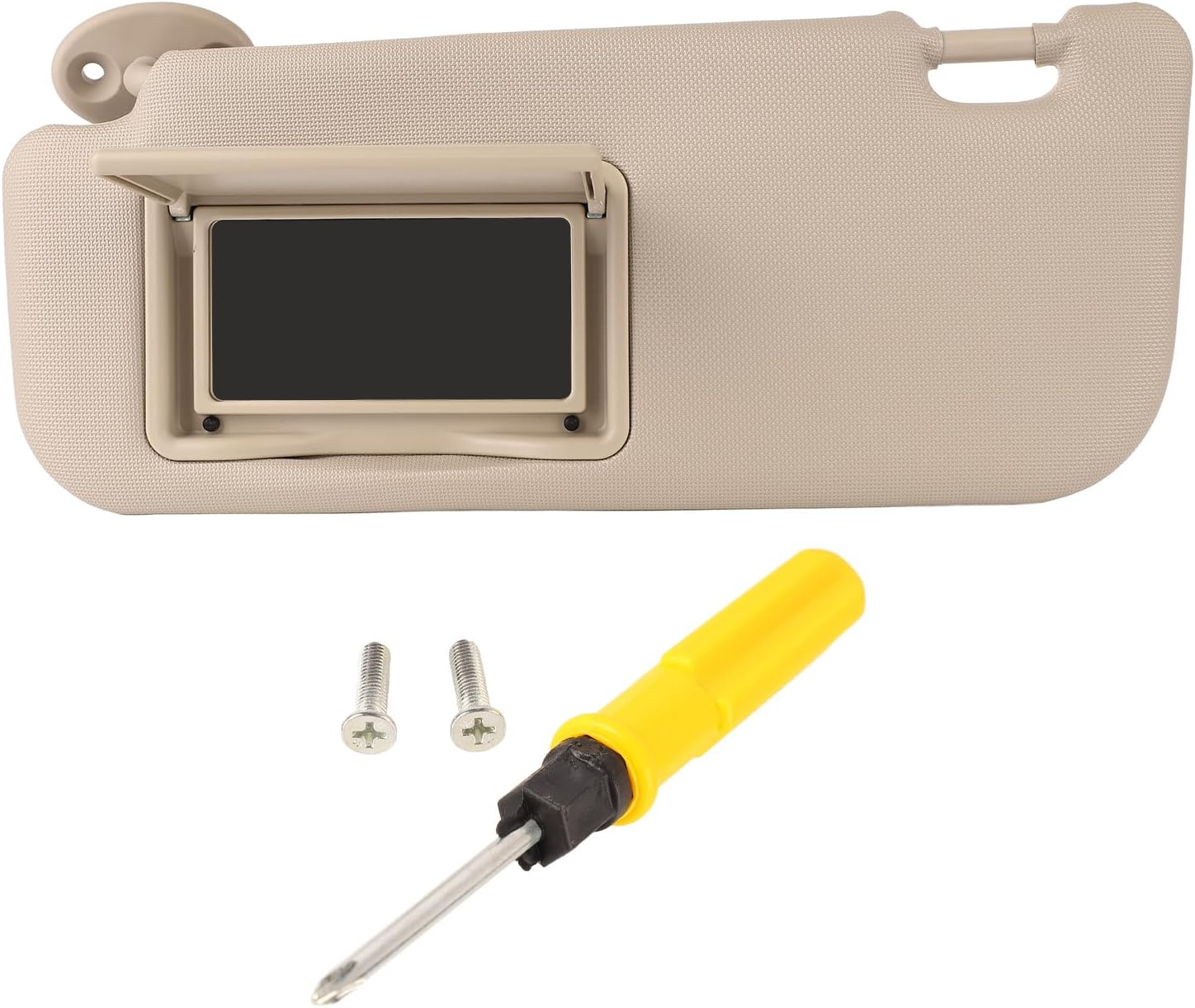 Side Sun Visor, Left Driver Side Sun Visor, Car Sun Visor with Vanity Mirror, Sun Shield Sunvisor Replacement for Levin14 to 19, Eye, Safe Driving image number 2