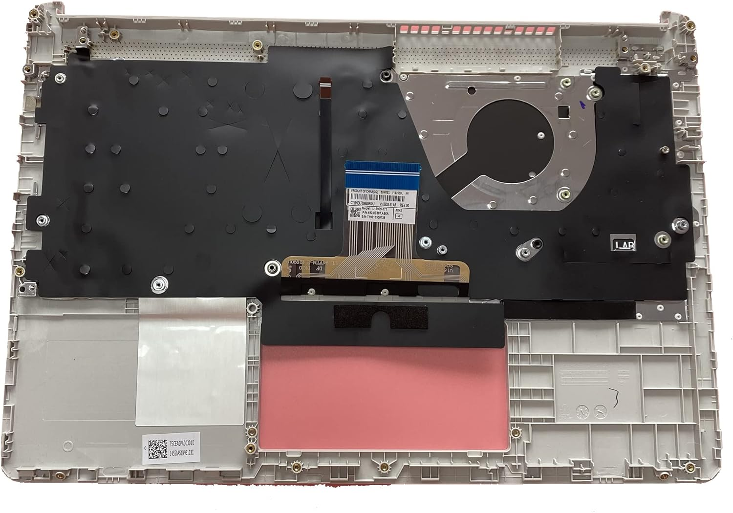 Replacement for 14T-DQ 14S-Fq 14-DQ 14S-Dr Laptop Upper Case Palmrest Backlit Keyboard Assembly Part L88206-001 Sliver image number 3