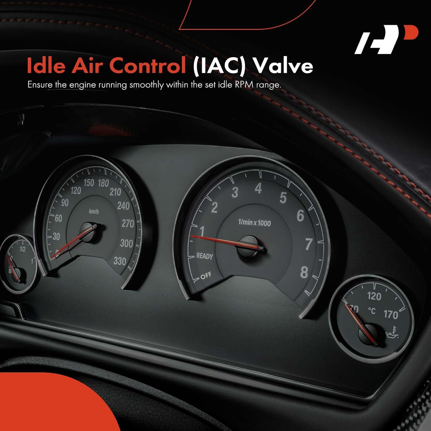 A-Premium Fuel Injection Idle Air Control Valve IAC - 6Cyl 4.0L - Compatible with Ford Explorer Sport 2001-2003, Explorer Sport Trac 2001-2005, Ranger 2001-2011 & Mazda B4000 2001-2010, For# 1F2220660 image number 4