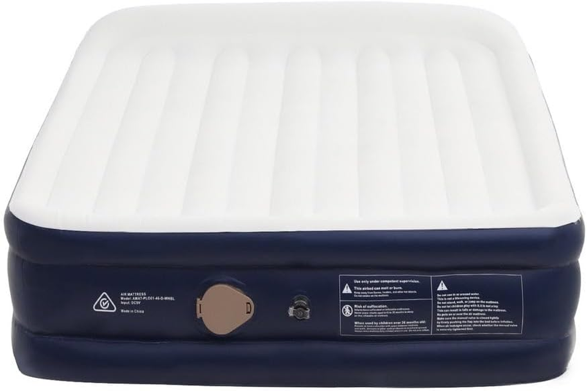 WEISSHORN Air Mattress Inflatable Bed Built-In Pillow Pump Double Air Bed 46Cm image number 5