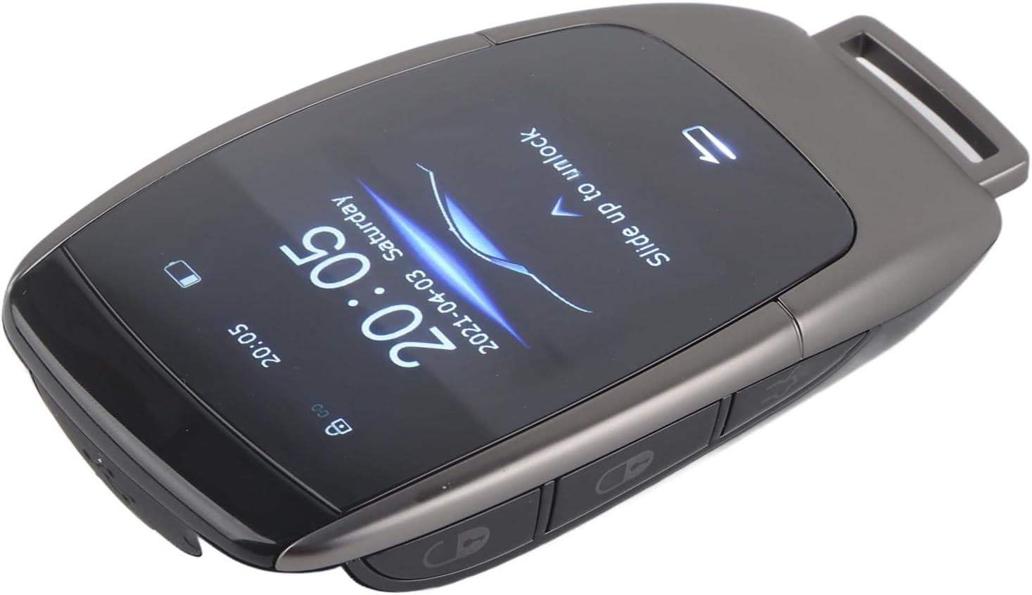 Universal TK900 LCD Touch Screen Smart Key Remote Keyless Entry, Entry Remote Control Car Key for Start Stop Engine Button Models (Black)