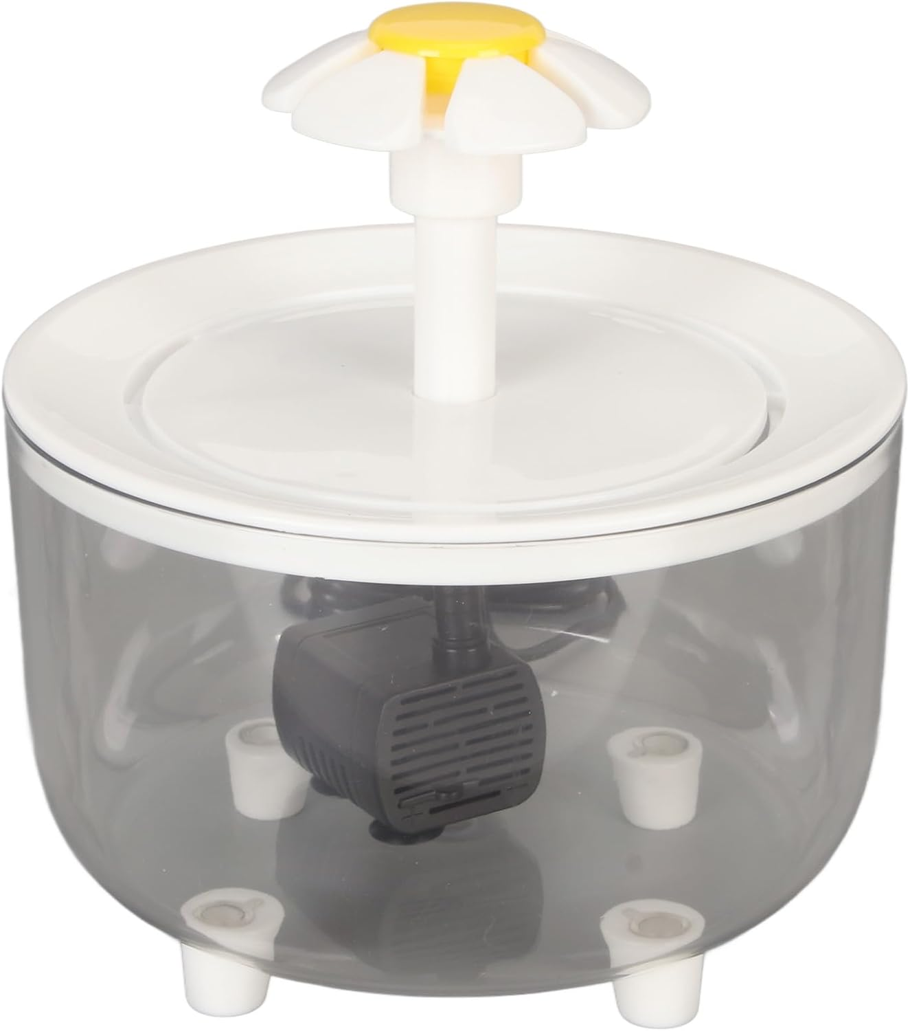 Cat Water Fountain, Automatic Cat Water Dispenser, Quiet Pet Water Fountain, Pet Flower, Automatic Circulation Water Dispenser for Cat Dogs, Easy to Clean image number 2