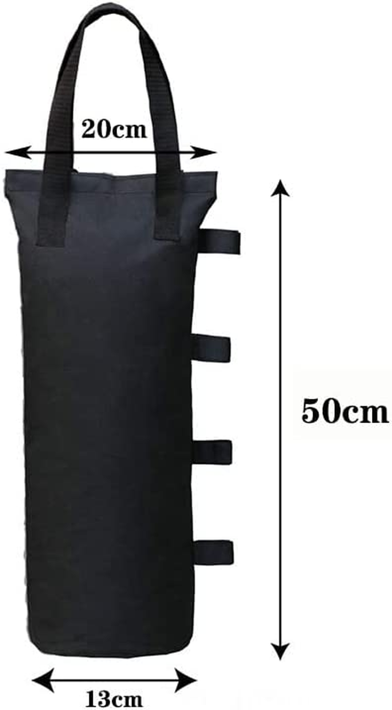 4 Pcs 112 LBS Extra Large Pop up Gazebo Weights Sand Bags for Ez Pop up Canopy Tent Outdoor Instant Canopies,Sand Bags without Sand, Black image number 4