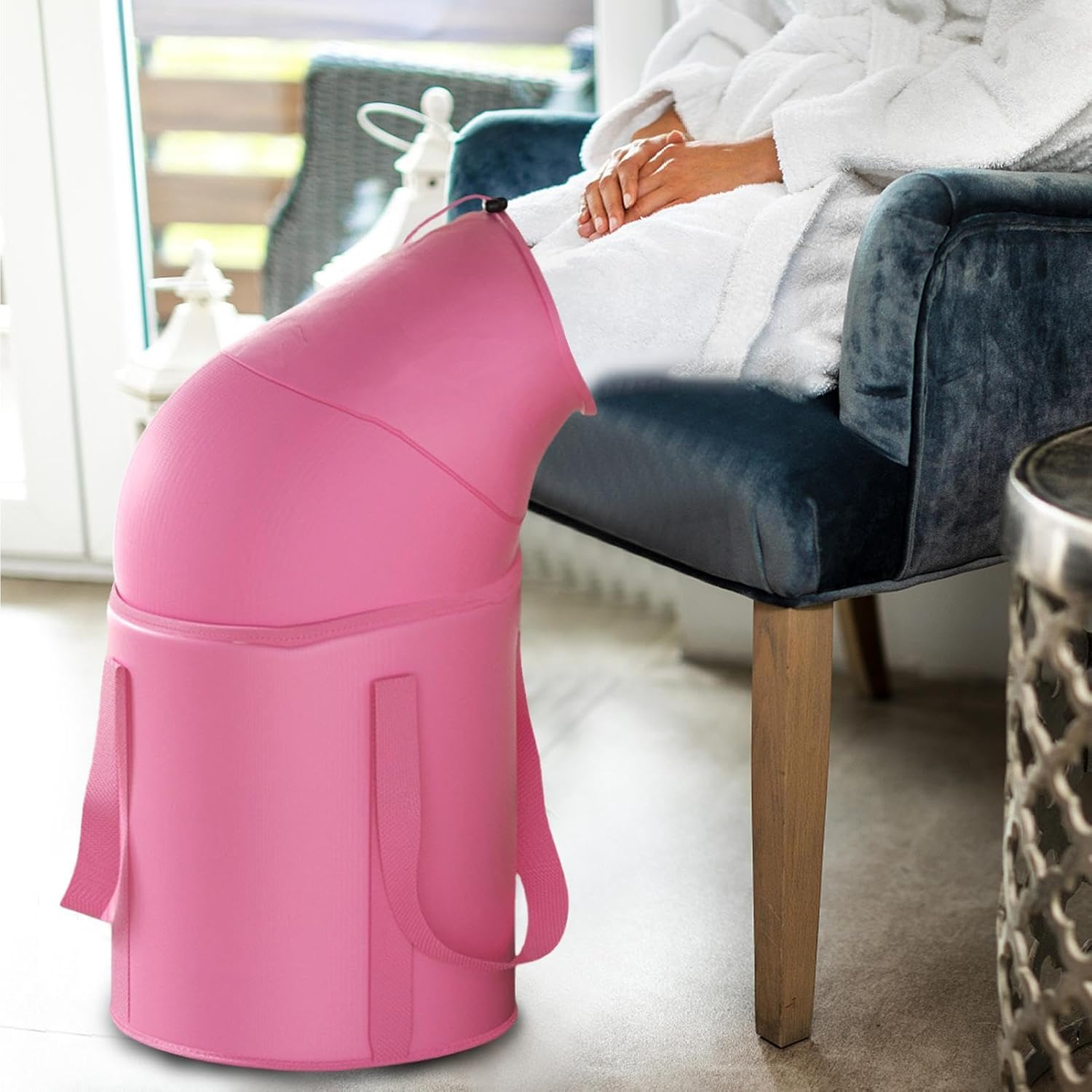 Bvizyelck Foot Soaking Bath Basin | Foldable Foot Basin Tub Bucket,Portable Foot Soak Tub for Camping, Picnic, Hiking, Rowing, Fishing image number 5