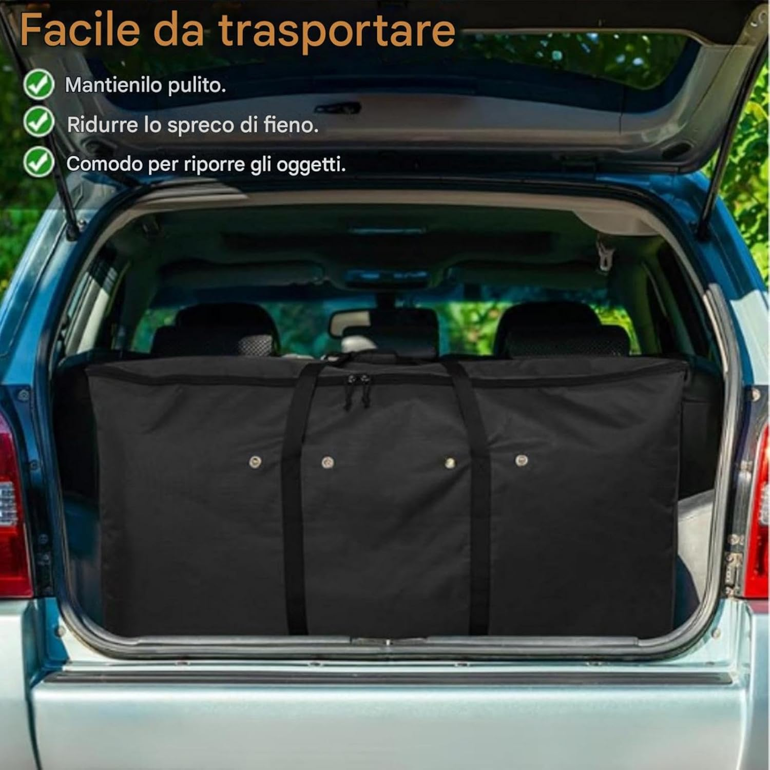 Oxford Oxford Hay Bale Storage Bag Maintenance Bag | Waterproof and Extra Large Hay Storage Container for Transport and Protection image number 5