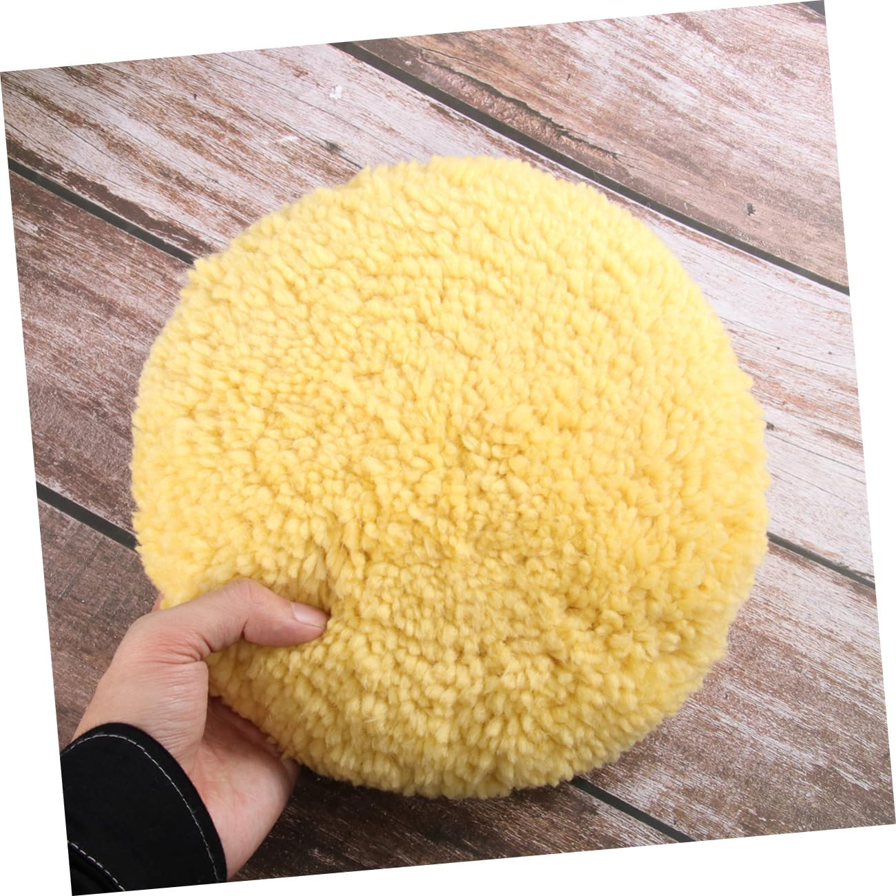 ORFOFE Wool Buffing Wheel Double-Sided Polishing Pad Thread Car Buffer Pad for Automotive Paint Correction and Finish Car Detailing Equipment image number 3