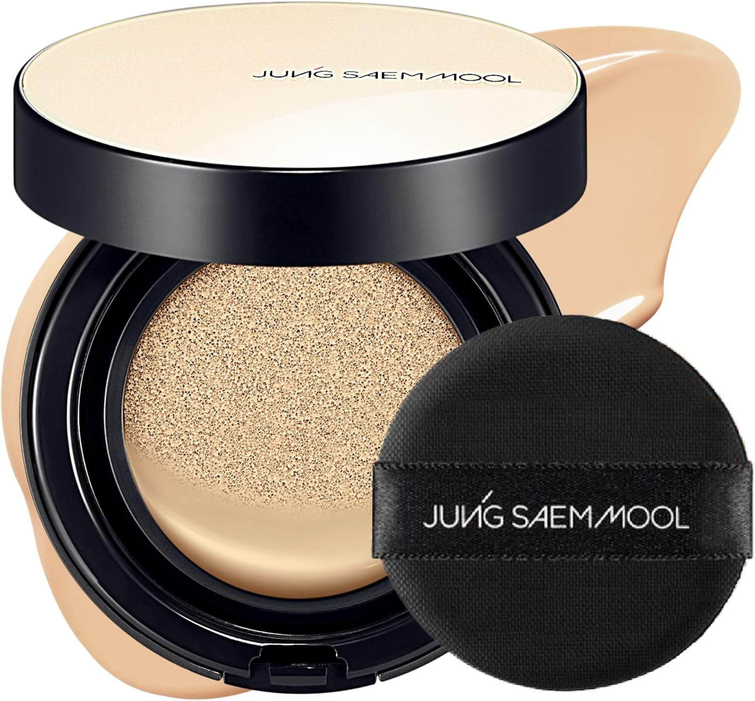 [JUNGSAEMMOOL OFFICIAL] Essential Skin Nuder Cushion (Light) | Refill Not Included | Natural Finish | Buildable Coverage | Korean Makeup Artist Brand | Cream Foundation image number 4