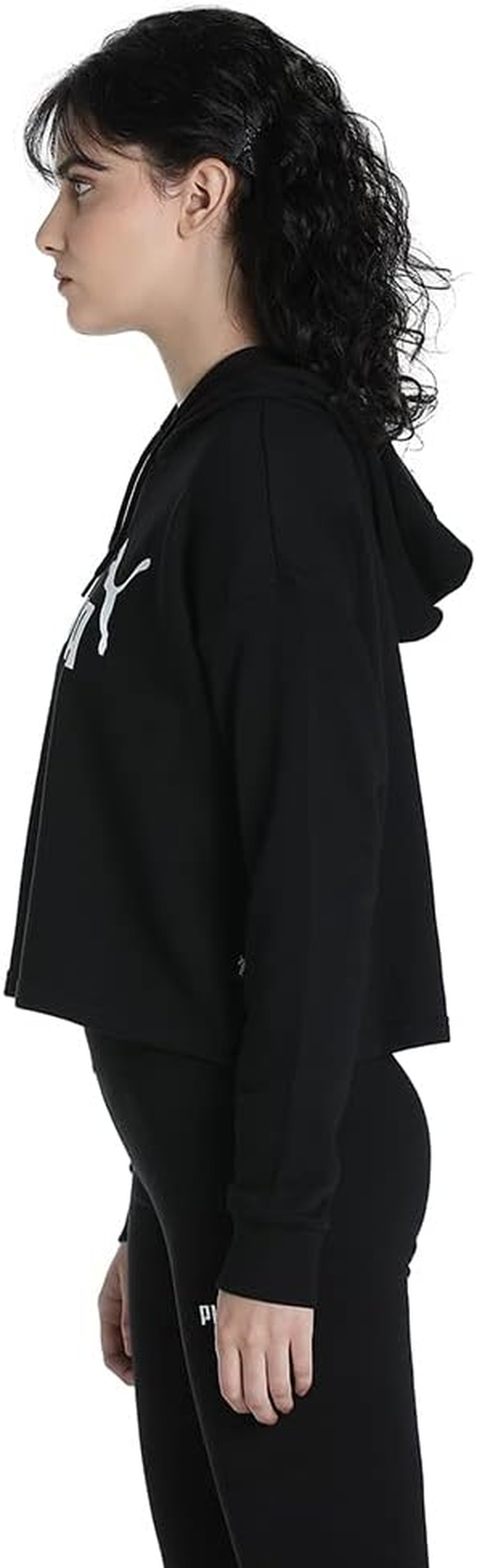 PUMA Women'S Essential Cropped Logo Hoodie image number 5