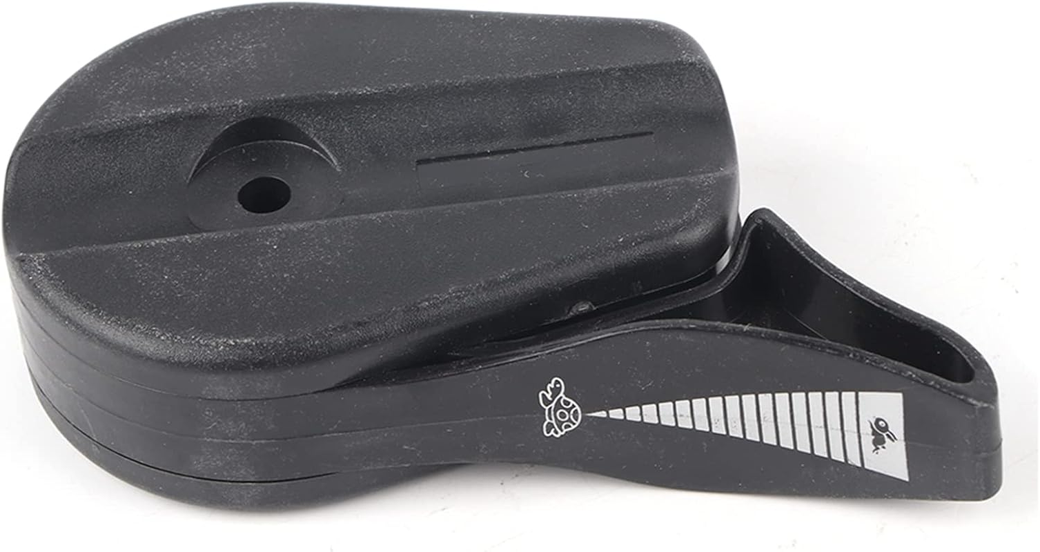 Lawn Mower Throttle Cable, Throttle Cable Switch Control Replacement Kit, Mower Engine Area Control Cable(Black) - Black image number 4