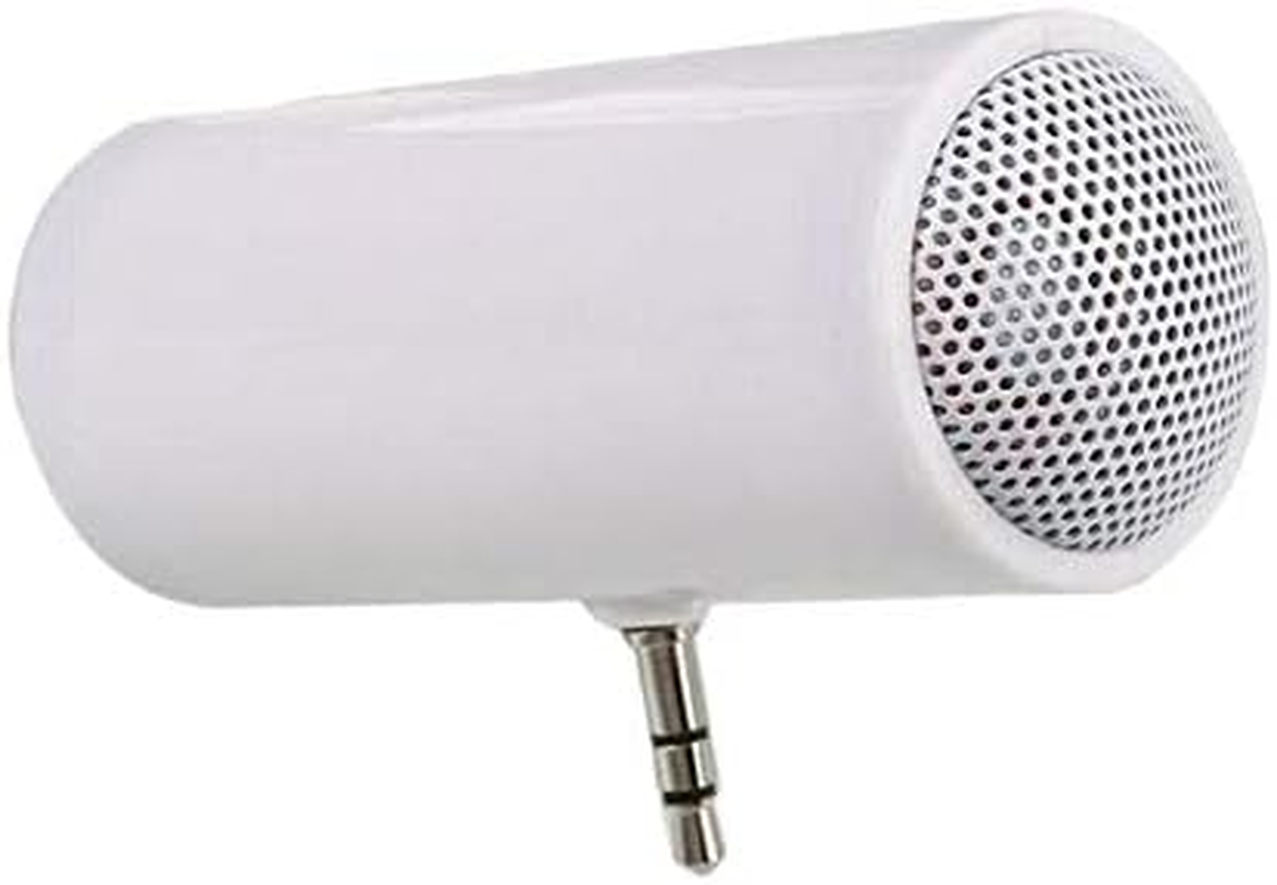 3.5Mm Jack Stereo Mini Speaker Portable MP3 Music Player Speaker Amplifier Loudspeaker for Mobile Phone Tablet Pc-White