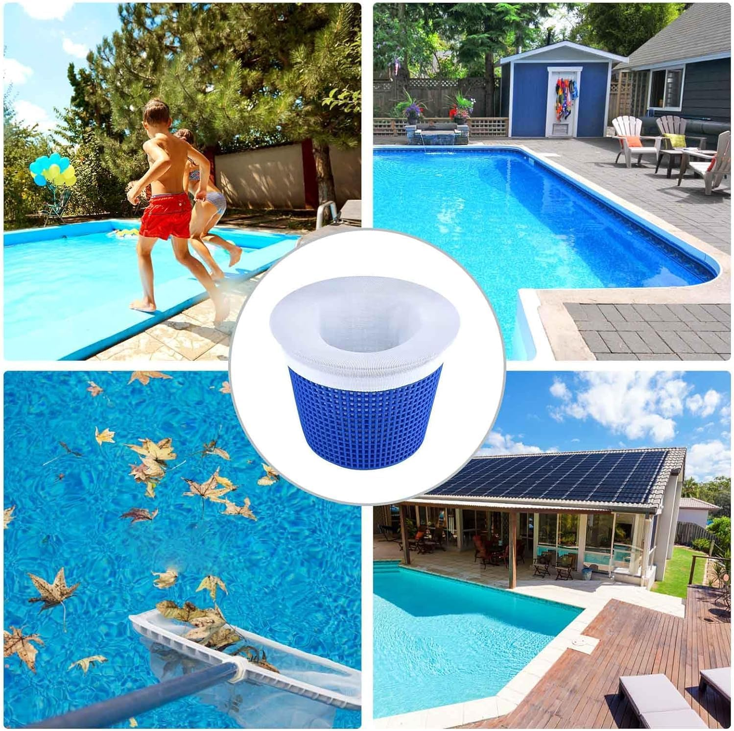 20 Pcs Pool Skimmer Socks, Fine Mesh Filter Socks for Skimmer Basket - Capture Debris, Leaves & Fine Particles for In-Ground, above Ground Pools & Hot Tubs image number 1