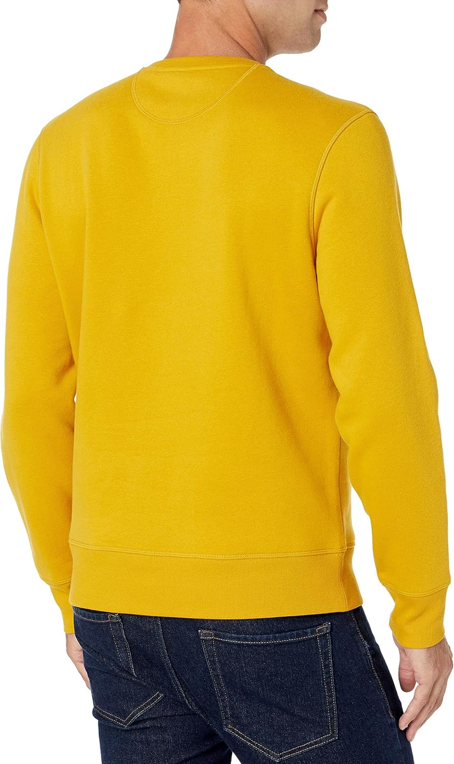 Amazon Essentials Crewneck Fleece Sweatshirt, Gold, XXL image number 3