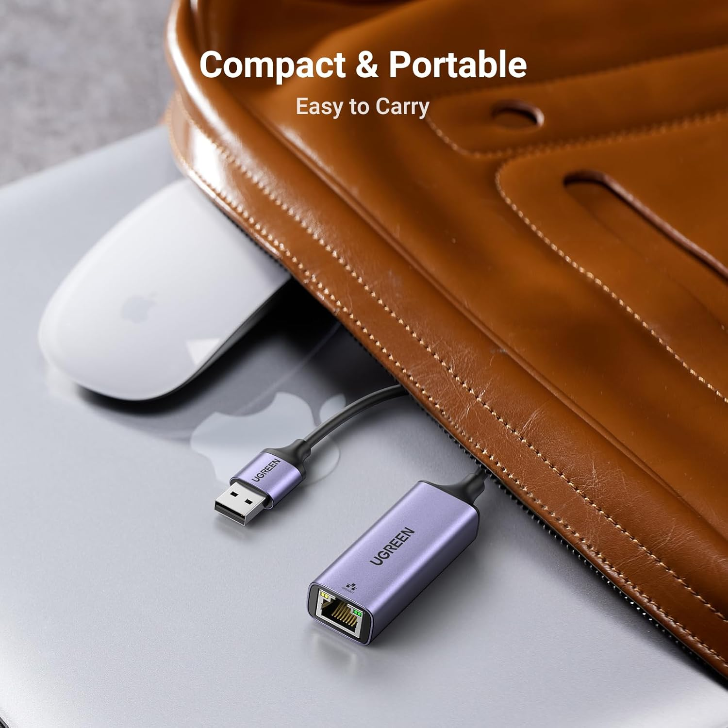 UGREEN Ethernet Adapter Aluminum USB 3.0 to RJ45 Gigabit LAN Connector 10/100/1000 Mbps Wired Network Adaptor Compatible with Windows, Macos, Linux, Chrome OS, Switch, PC, Laptop, Desktop Space Gray image number 5