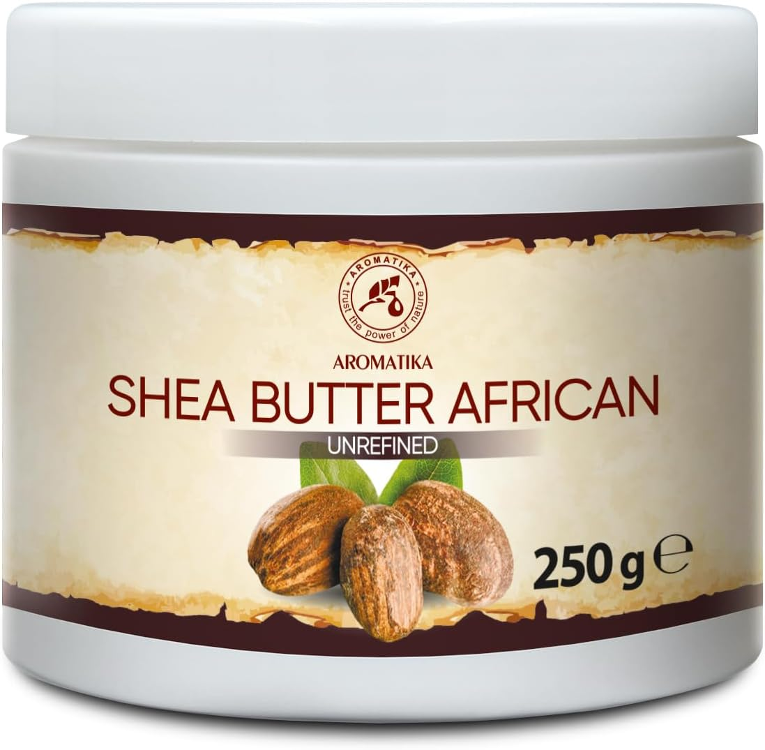 Shea Butter 200G - African Shea Butter - Ghana - Unrefined - 100% Pure & Natural - Cold Pressed - Best for Hair - Skin - Lip - Face - Body Care - Karite Shea Butter Aluminium Jar image number 3