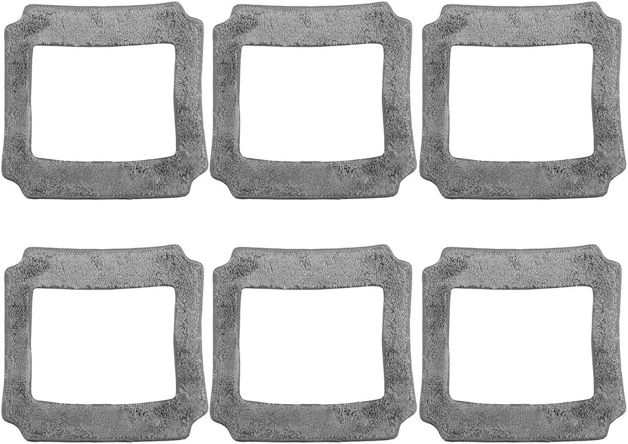 6Pcs Window Cleaning Robot Mop Cloth Cleaning Rag Towel Dust Cloth Cleaning Cloth for Yw710