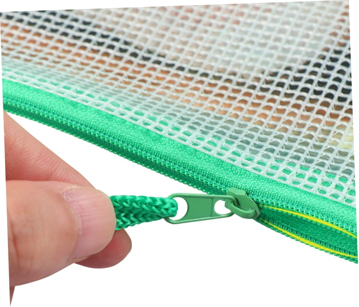 GETAJGHSD 24Pcs Mesh Zipper File Bag Document Organizer Pouches for Classroom Office Storage and Travel Includes Practical Zippered Storage image number 6
