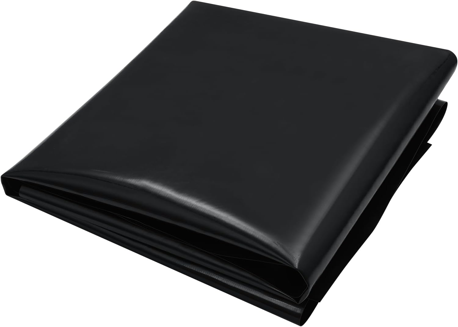 6Mx6Mx0.5Mm HDPE Pond Liner, Thick Heavy-Duty Garden Pool Underlayment Membrane &ndash; Black Waterproof Fish Pond Liner for Koi Ponds, Garden Streams, Waterfalls & Outdoor Landscaping (Extra Large)