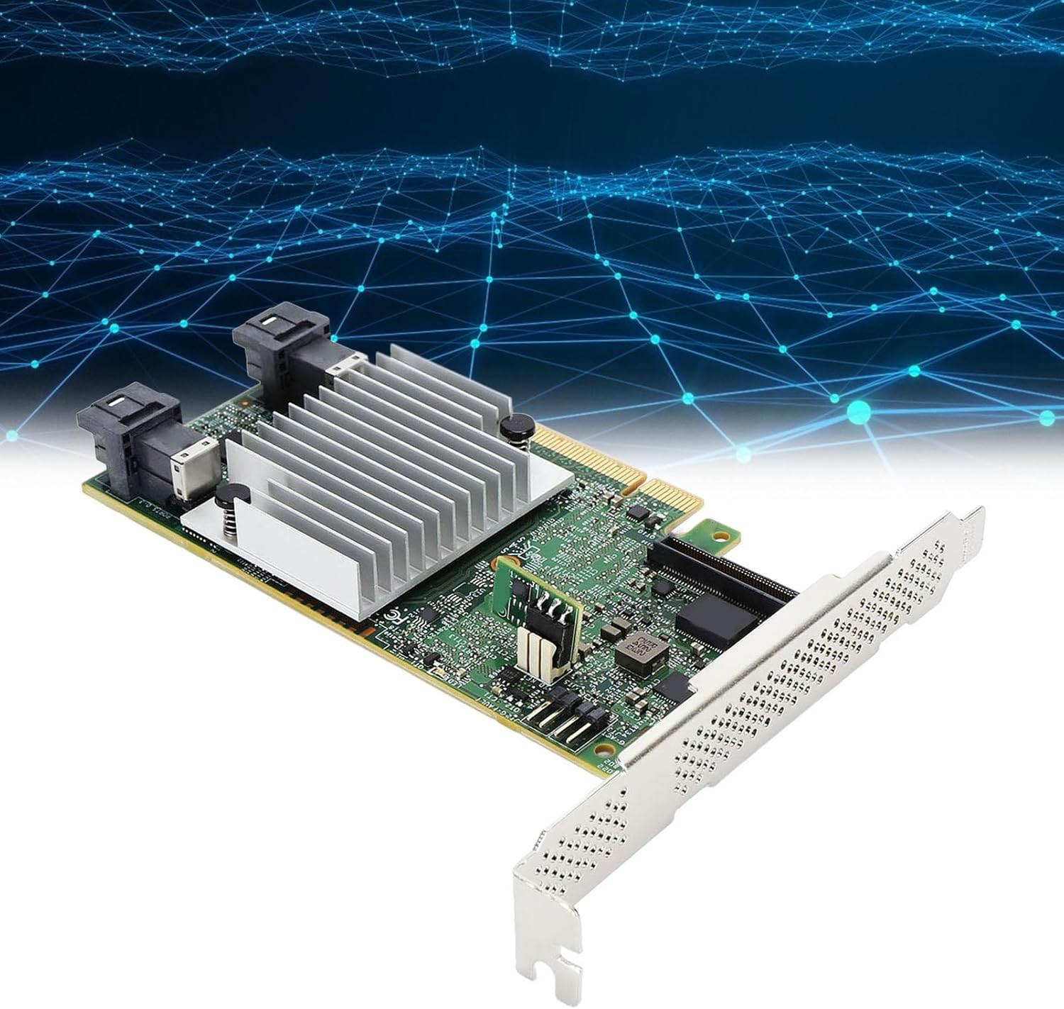 ASHATA 8 Port 12Gbps SAS Pcie 3.0 X8 RAID Controller Card for SAS3108 Chip, Supports PCIE 3.0 and 8X, Ideal for Desktop and Server image number 5