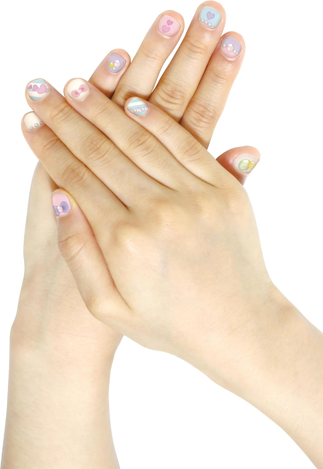Ikeda Kogyo 00000880 Girly Nail Sticker (Pastel) [Nail Sticker/For Kids] image number 5
