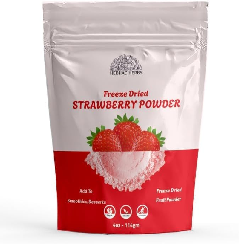 Strawberry Powder 114 G | Spray-Dried Strawberry Powder &ndash;Perfect for Baking, Smoothies, Drinks, and Camping | No Sugar or Additives image number 6