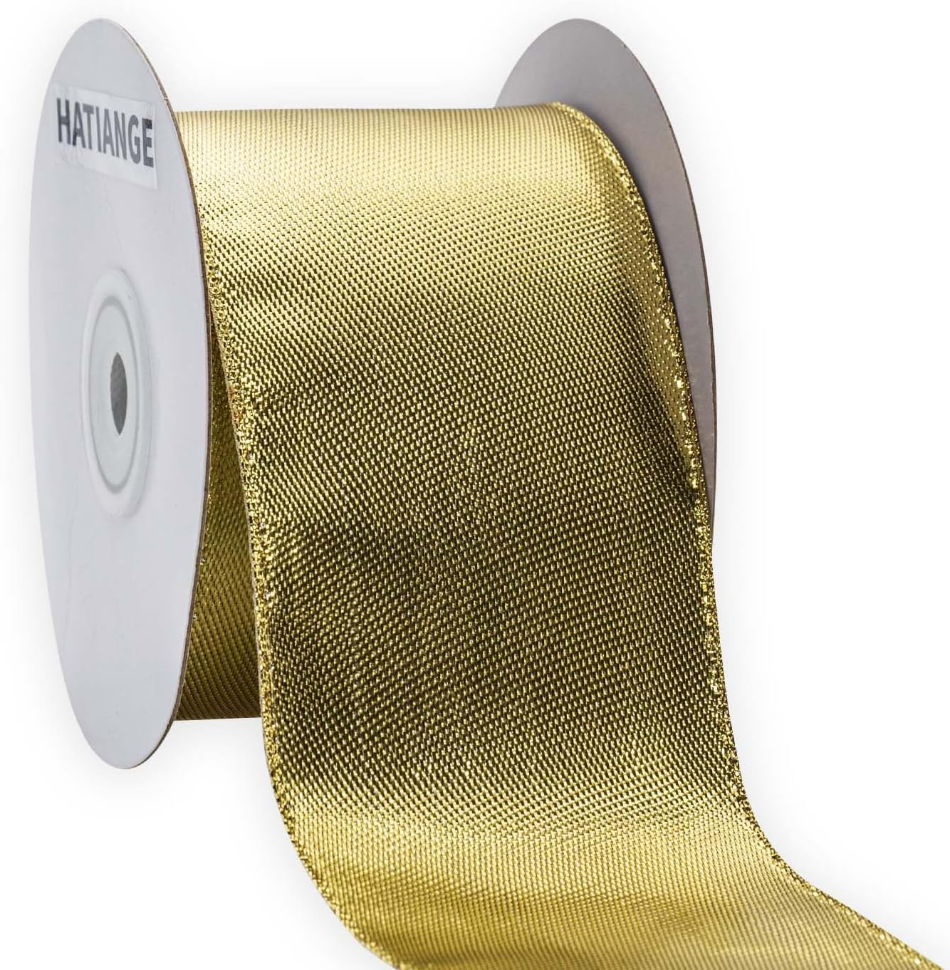 HATIANGE Fall Burlap Wired Ribbon Orange Plaid Autumn Harvest Ribbon Wired Edge Wrapping Ribbon for Wreath Floral Bows Craft Decor, 2-1/2 Inch X 11Yards image number 6