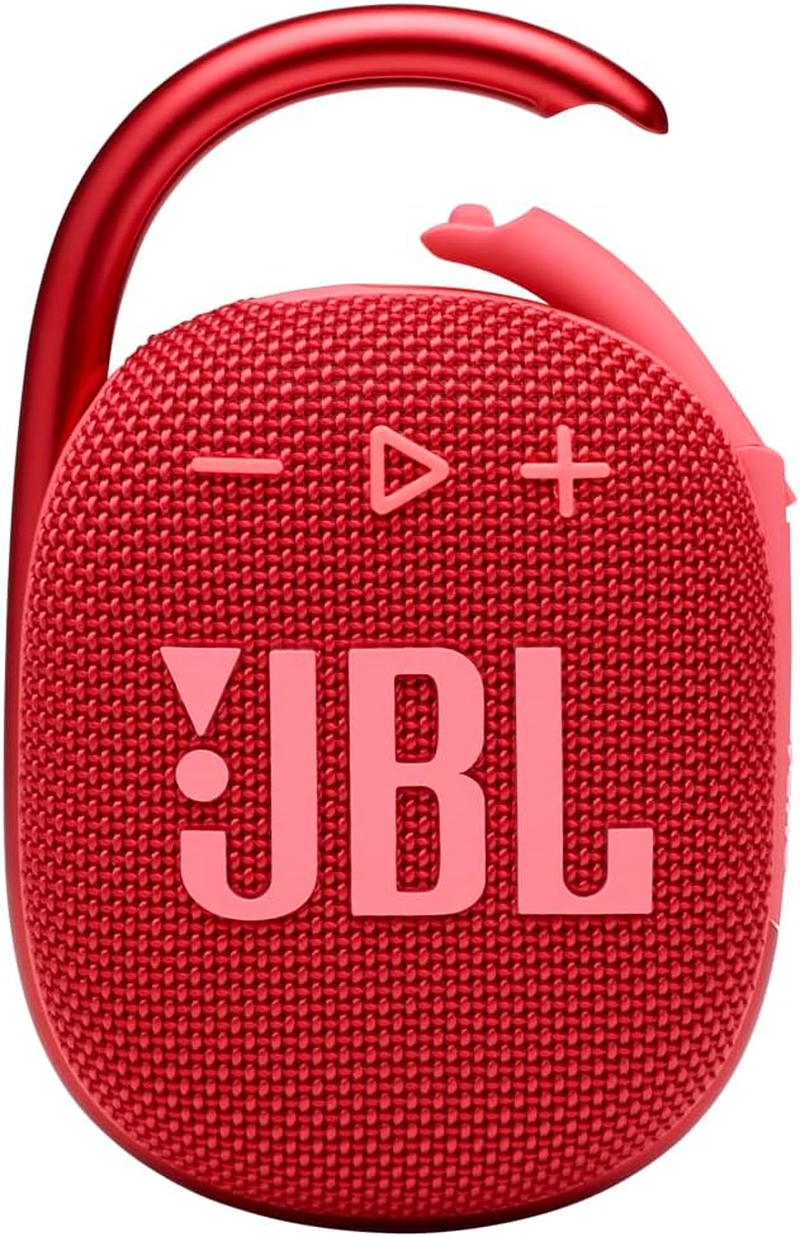 JBL Clip 4 - Portable Mini Bluetooth Speaker, Big Sound and Strong Bass, Built-In Carabiner, Waterproof IP67 and Dustproof, 10 Hours Playback, Speaker for Home