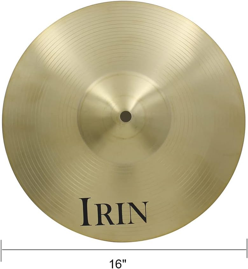 Yasao 16" Brass Alloy Crash Ride Hi-Hat Cymbal for Drum Set image number 2