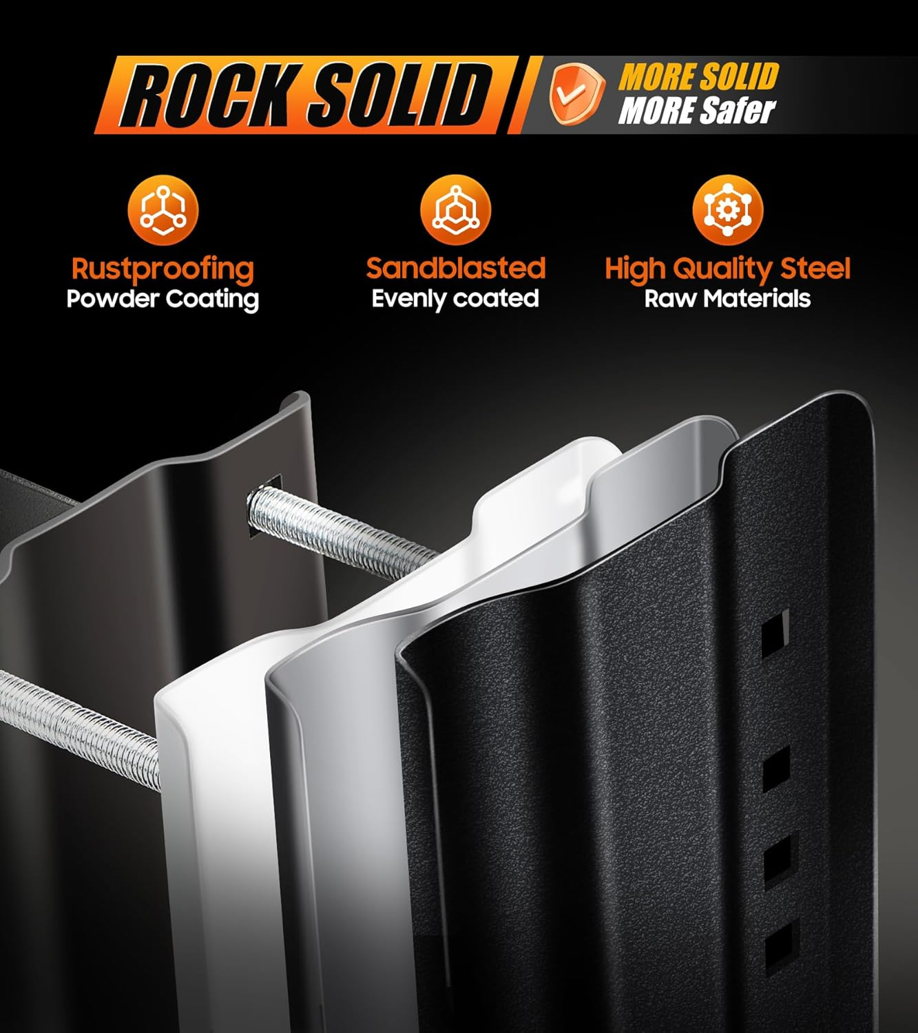 Trailer Spare Tire Mount, Boat Spare Tire Mount for Utility Trailer, Upgrade Spare Tire Carrier, Fits 4 5 6 8 Lugs Trailer Wheels, Holds up to 150 Lbs image number 4