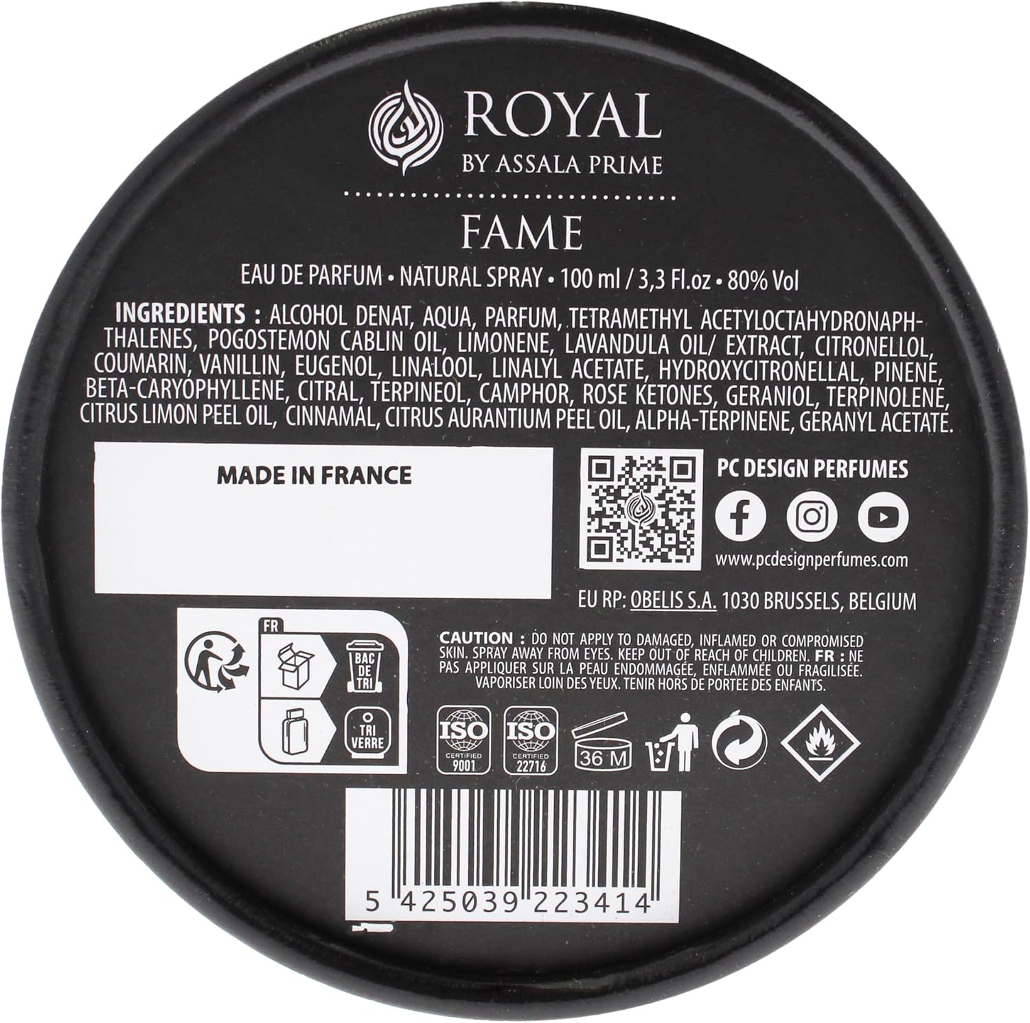 Prime Royal Fame by Assala for Unisex - 3.3 Oz EDP Spray image number 2