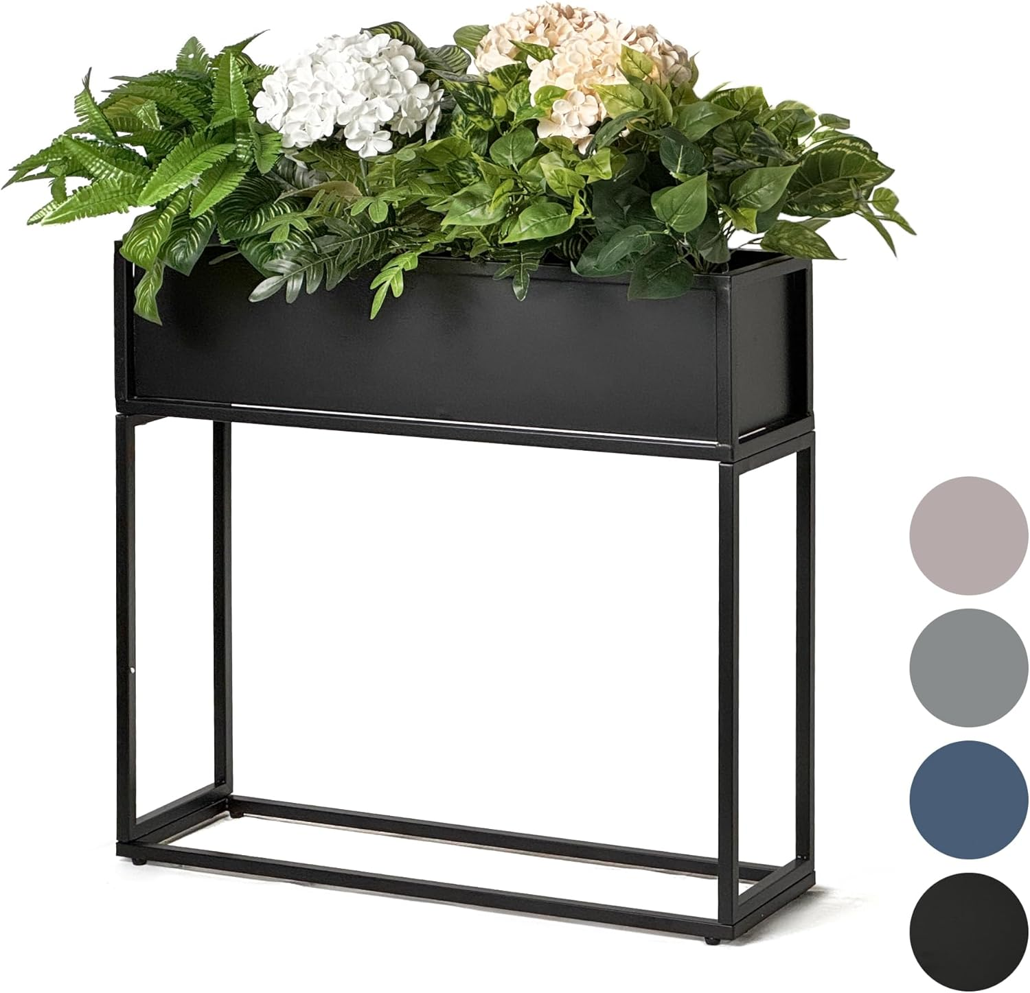 Cocoyard Elevated Outdoor Planter Box - 28 Inch Durable Raised Garden Bed for Planting Herbs, Flowers & Vegetables - Stylish Planter Boxes for Patio Decor & Backyard Gardening - Plant Stand image number 5