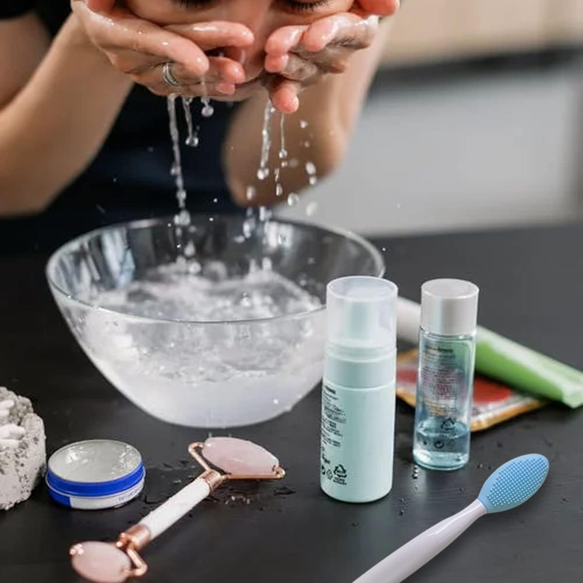 10 PCS Silicone Exfoliating Lip Brush, Lip Exfoliating Brush, Lip Exfoliator Brush, Lip Scrub Brush,Double-Sided Silicone Exfoliating Lip,Lip Scrubber Tool for ​Smoother and Fuller Lip Appearance image number 2