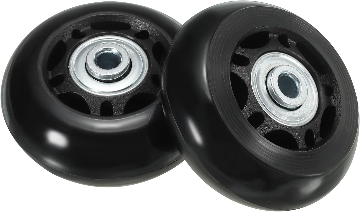 Uxcell Replacement Luggage Suitcase Wheels Repair Kit, 60Mmx24Mm Wear-Resistant & Mute Swivel Caster Wheels image number 6