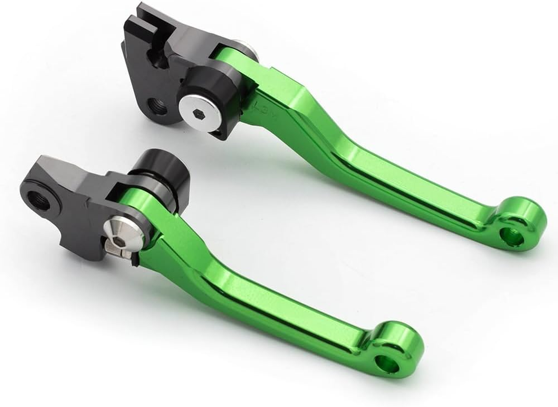 For 2023 Levers KLX300 KLX300SM KLX 300 300SM Clutch Brake Pivot Lever Dirt Bike Green image number 2