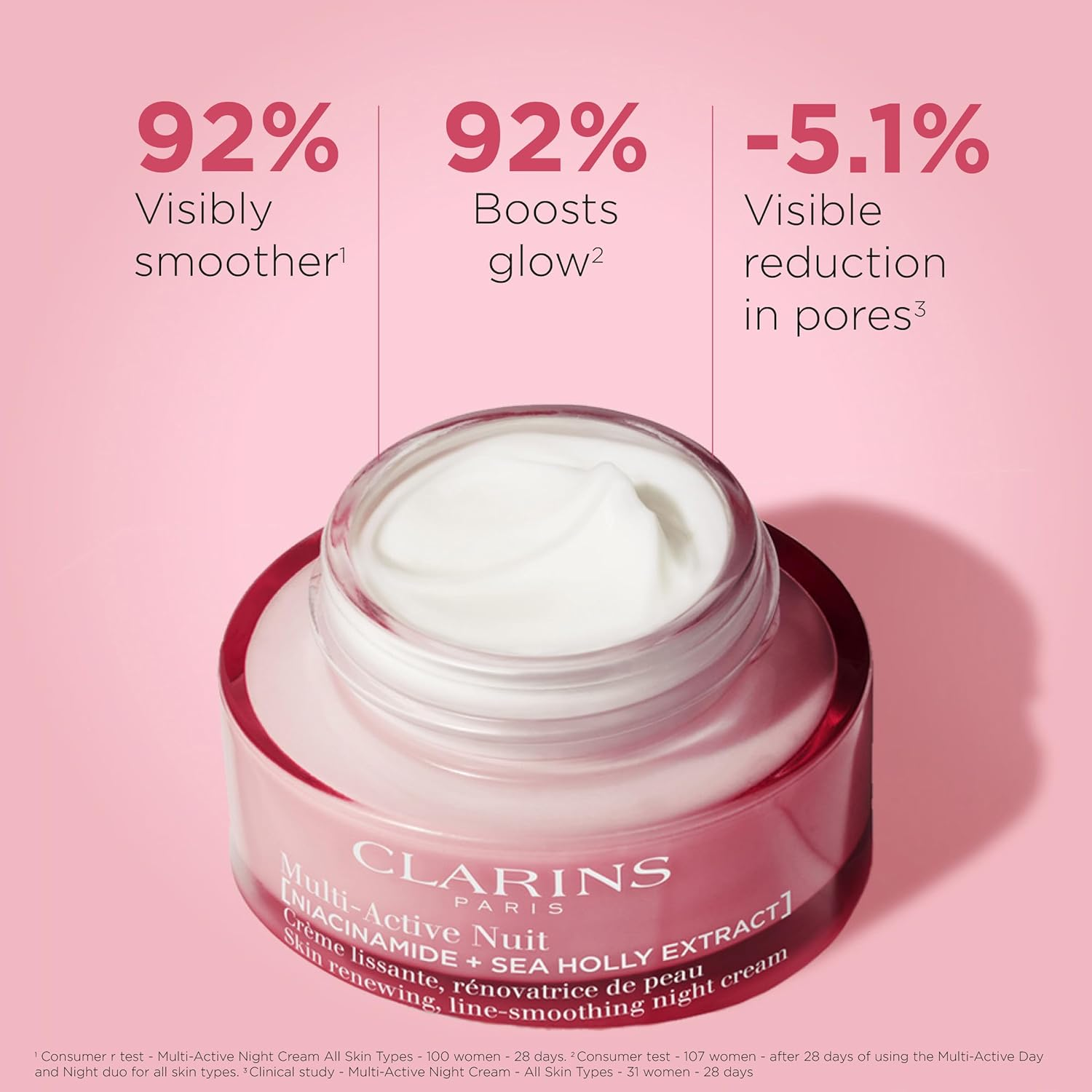 Multi-Active Night Cream - All Skin Types by Clarins for Women - 1.7 Oz Cream image number 1