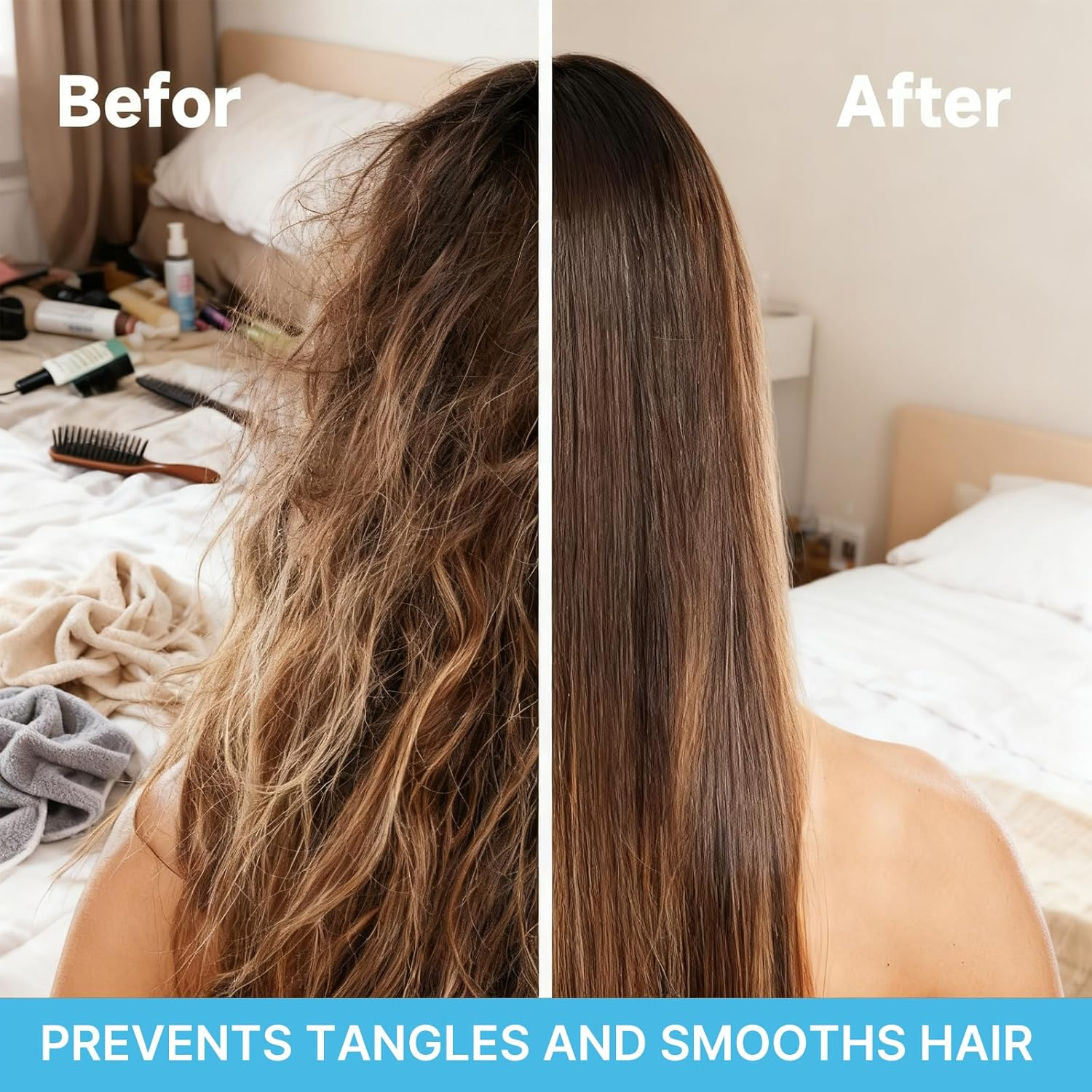 4PC Satin Lined Shower Caps Set, Large Waterproof Reusable Bath Hair Caps for Women with Long Hair, Premium Shower Bonnets & Plastic Hair Treatment Caps Accessories image number 3