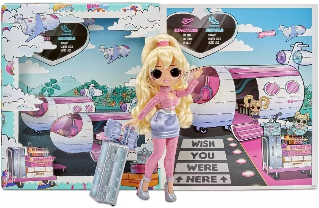 LOL Surprise OMG World Travel Fashion Doll - Fly GURL - with 15 Surprises Including Outfit, Shoes, Travel Accessories, & More - Reusable Packaging Playset - Collectable - for Boys & Girls Age 4+ image number 3