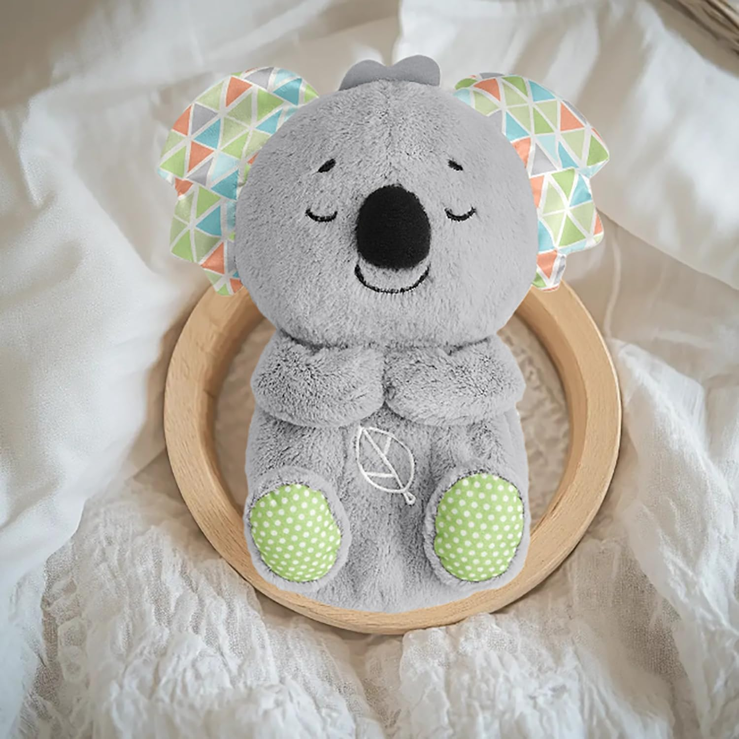Portable Plush Koalas Sleeping Companion, Plush Sound Machine Soothe Snuggle Koala, with Rhythmic Breathing Soothing Music & Light image number 3