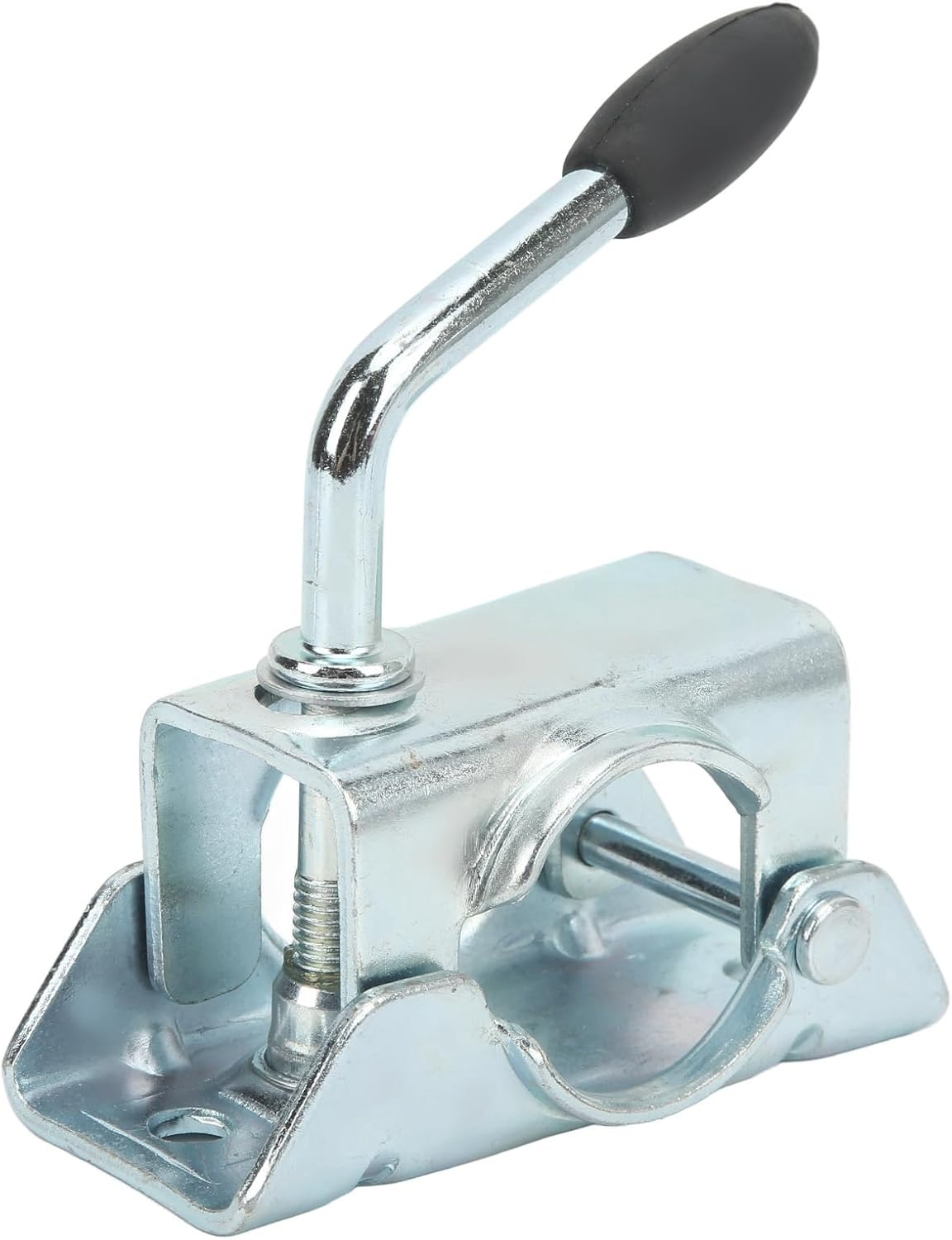 Split Fixing Bracket with Clamp, Practical 48Mm/1.89In Heavy Duty Rustproof Professional Wheel Holder for Camper Trailer image number 1