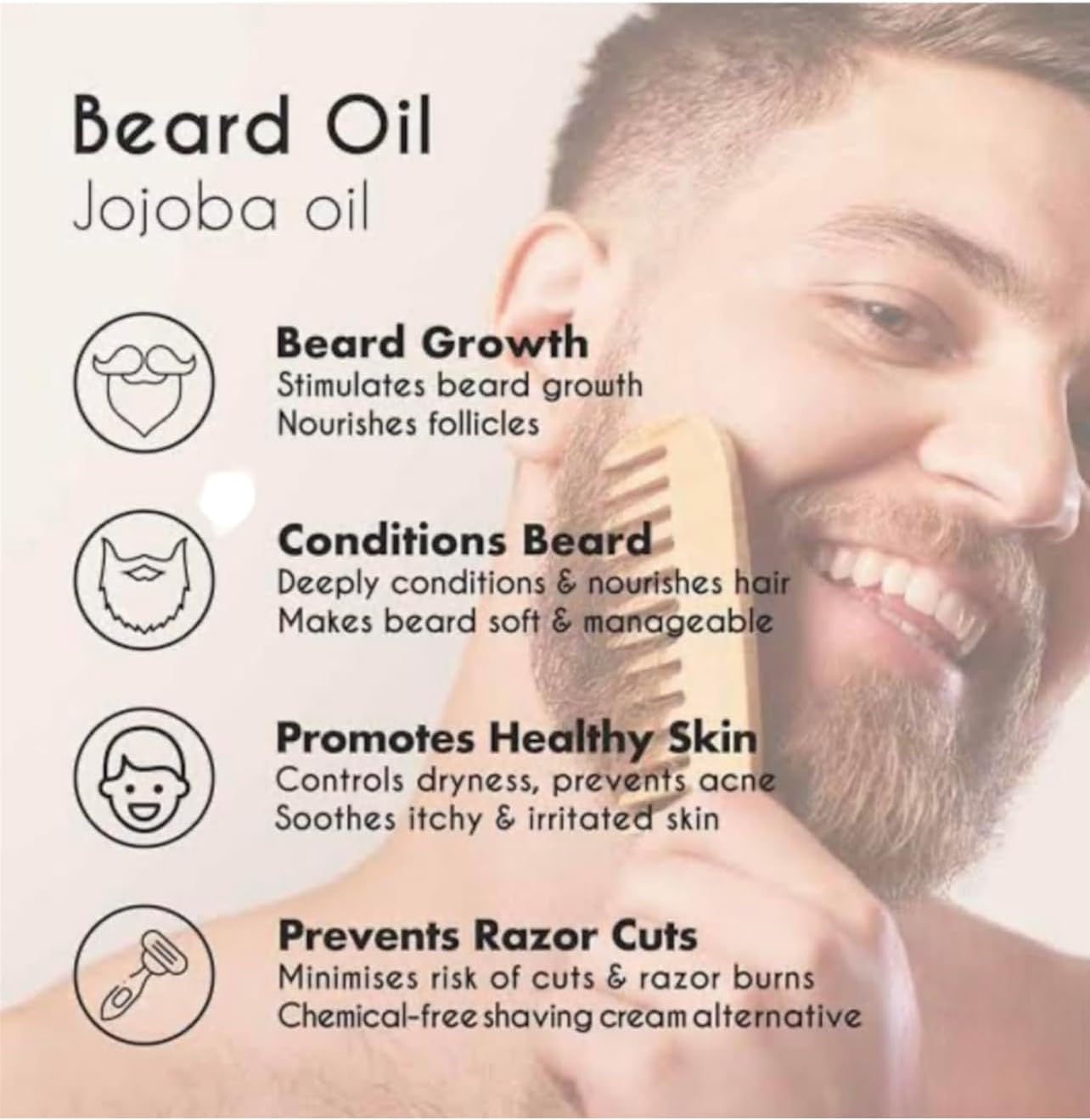 (1L) Organic Jojoba Oil 100% Pure for Hair Growth & Jojoba Oil 100% Pure for Face, Beard, Eyelash Growth, Cold Pressed Hexane Free Carrier Oil for Body Massage Oil I Undiluted Premium Therapeutic Grade I Packaging in Australia May Vary.
