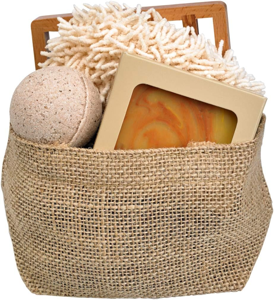Fabulous Frannie All Natural Patchouli Gift Basket Includes 4Oz Soap, 2.75 Bath Bomb, Soap Dish, and Soap Sponge image number 1