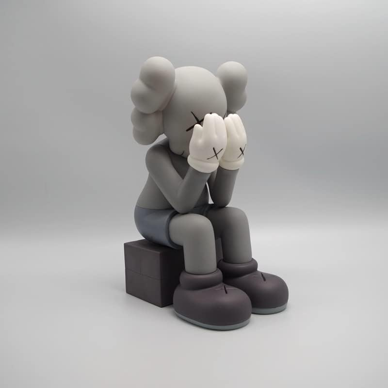 KAWS Figure Model Art Action Figure, for Birthday Party Gifts,Christmas, Halloween, for Children and Adults (A)