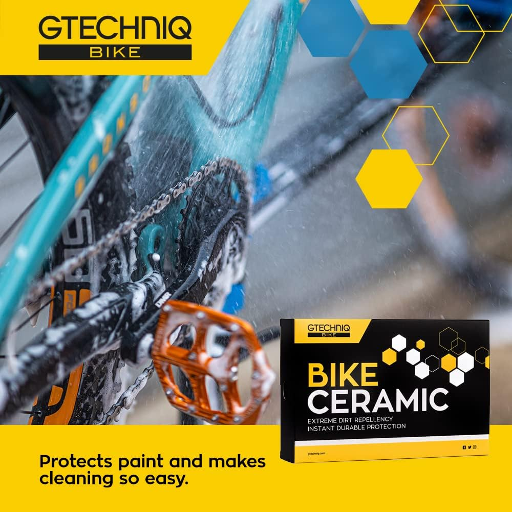 Gtechniq Bike Ceramic, 15 Ml. Protection for Road and Mountain Bikes, Extreme Dirt Repellency, Instant Durable Protection for Bicycles. image number 5