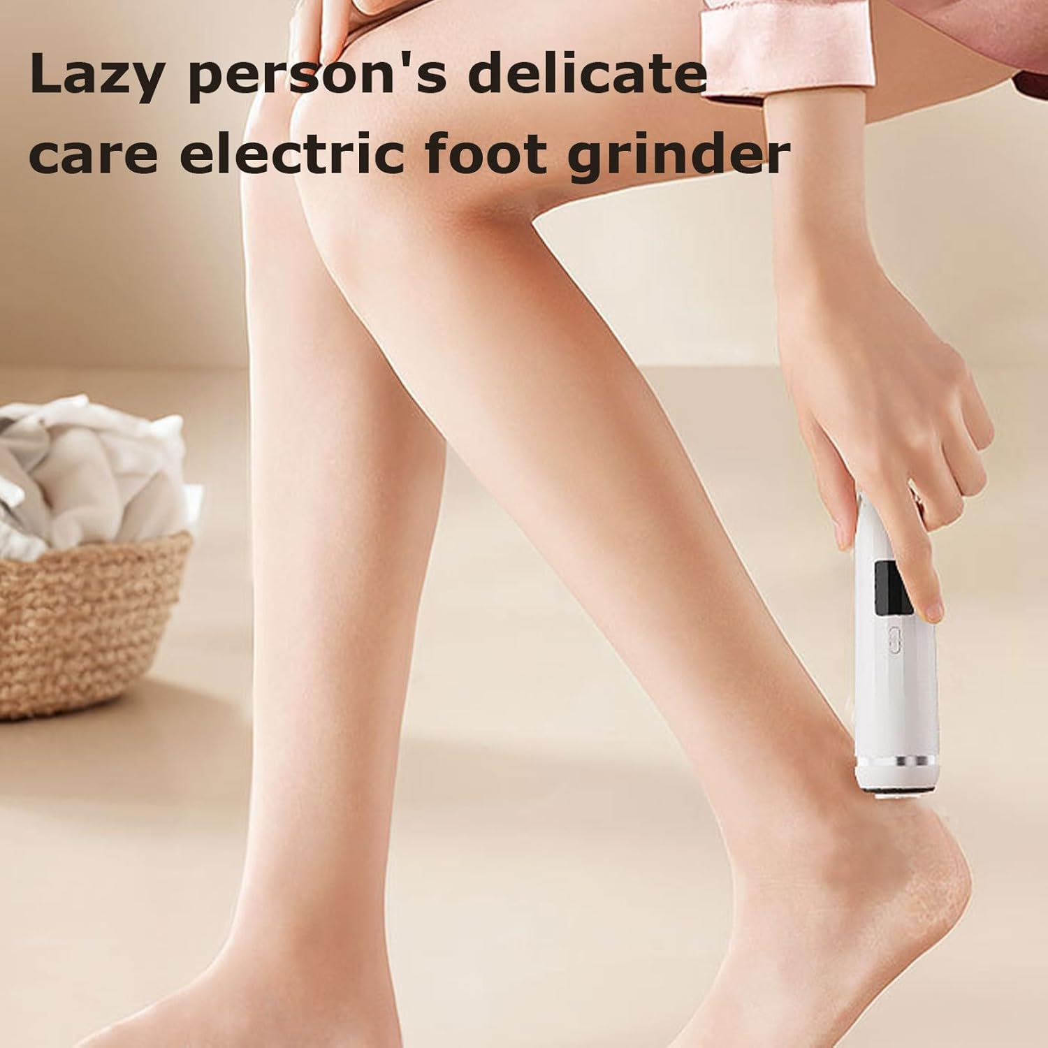 Foot File Grinder Tool - LCD Digital Display Rechargeable Pedicure Device | Electric Feet Dead Skin Removal | for Home Travel Apartment Dormitory School Women Men Senior image number 3