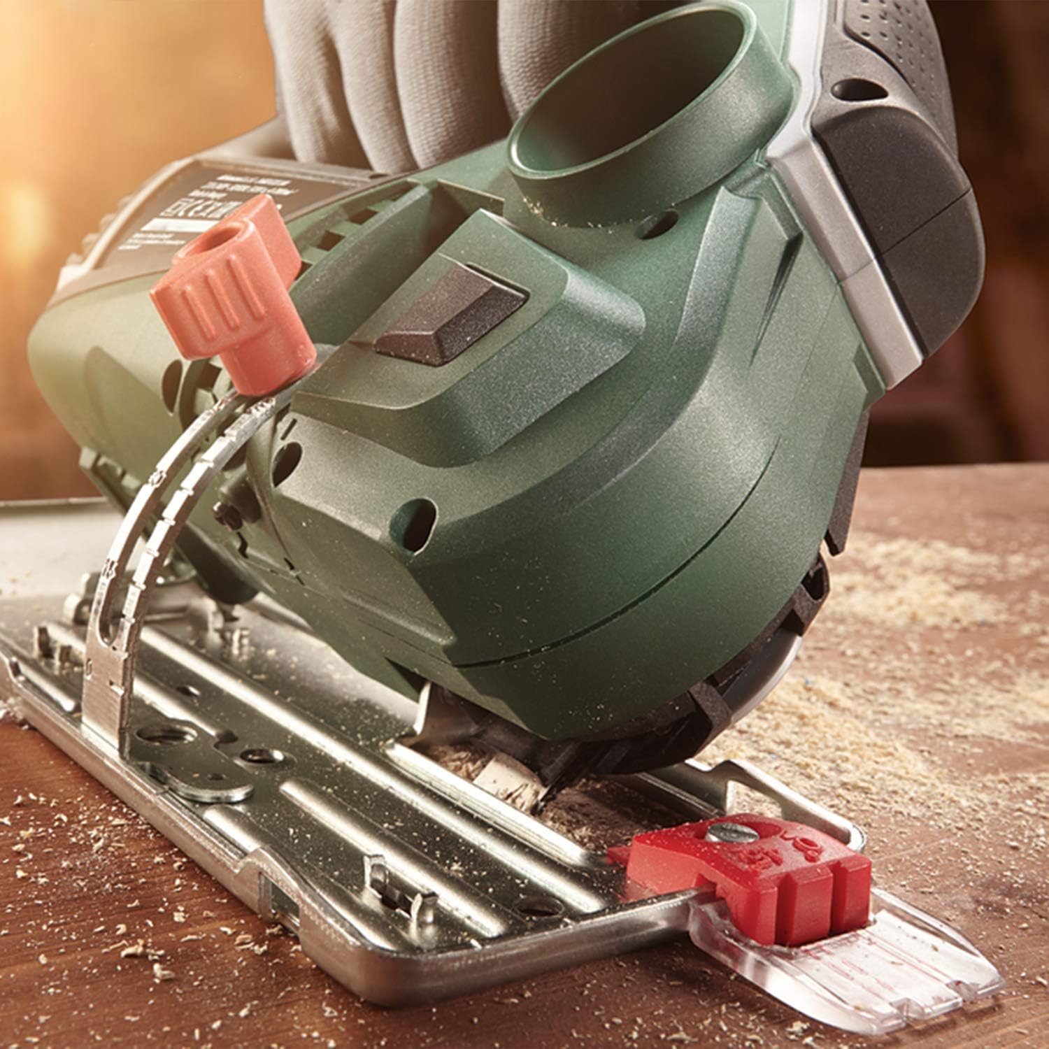 Bosch Home & Garden 500W Electric Nanoblade Saw, Includes Blade and Case, Vibration Free Cuts, Bevel Cuts (Advancedcut 50). Made in Europe