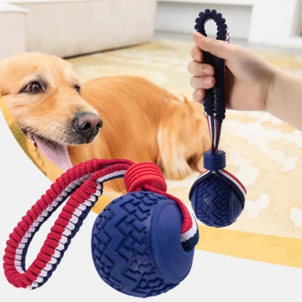 DWYYWSM Interactivedog Toy, Teether with Rope Dog Ball Pet Cchewers Toys, Dog Ball Thrower image number 3