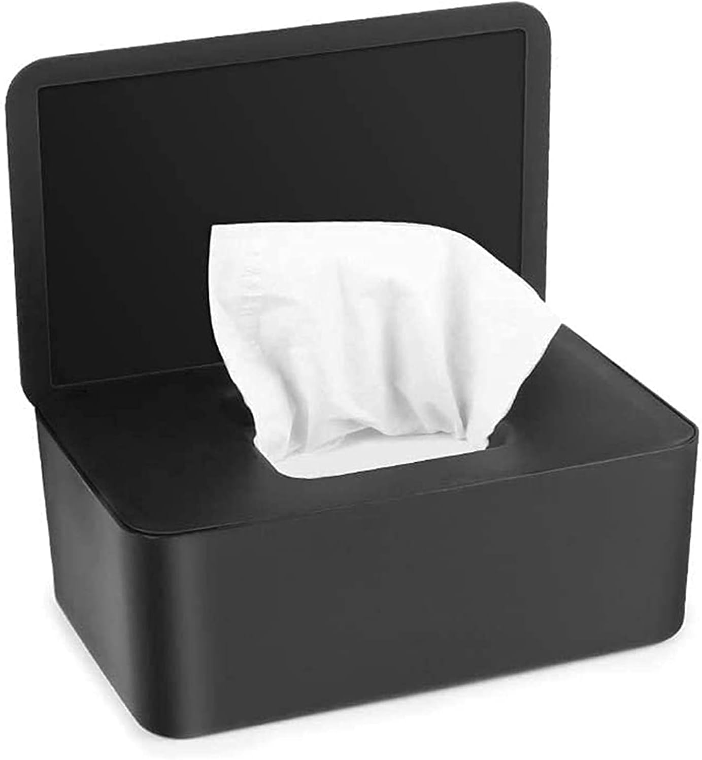Tissue Storage Box Case Wet Wipes Dispenser Holder with Lid for Home Office