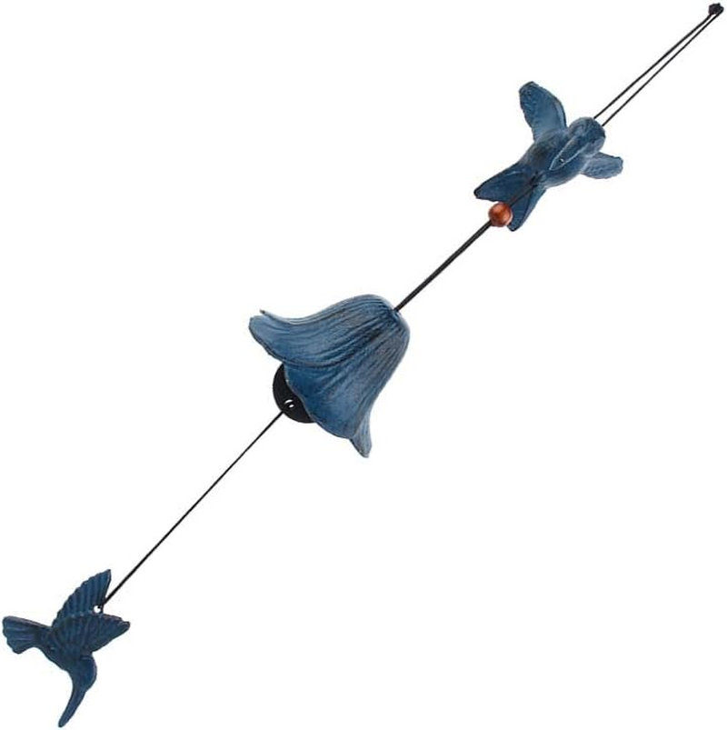 Haofy Wind Chimes,Metal Bird-Shaped Hanging Wind Chime Home Garden Backyard Decoration Ornament (Green)